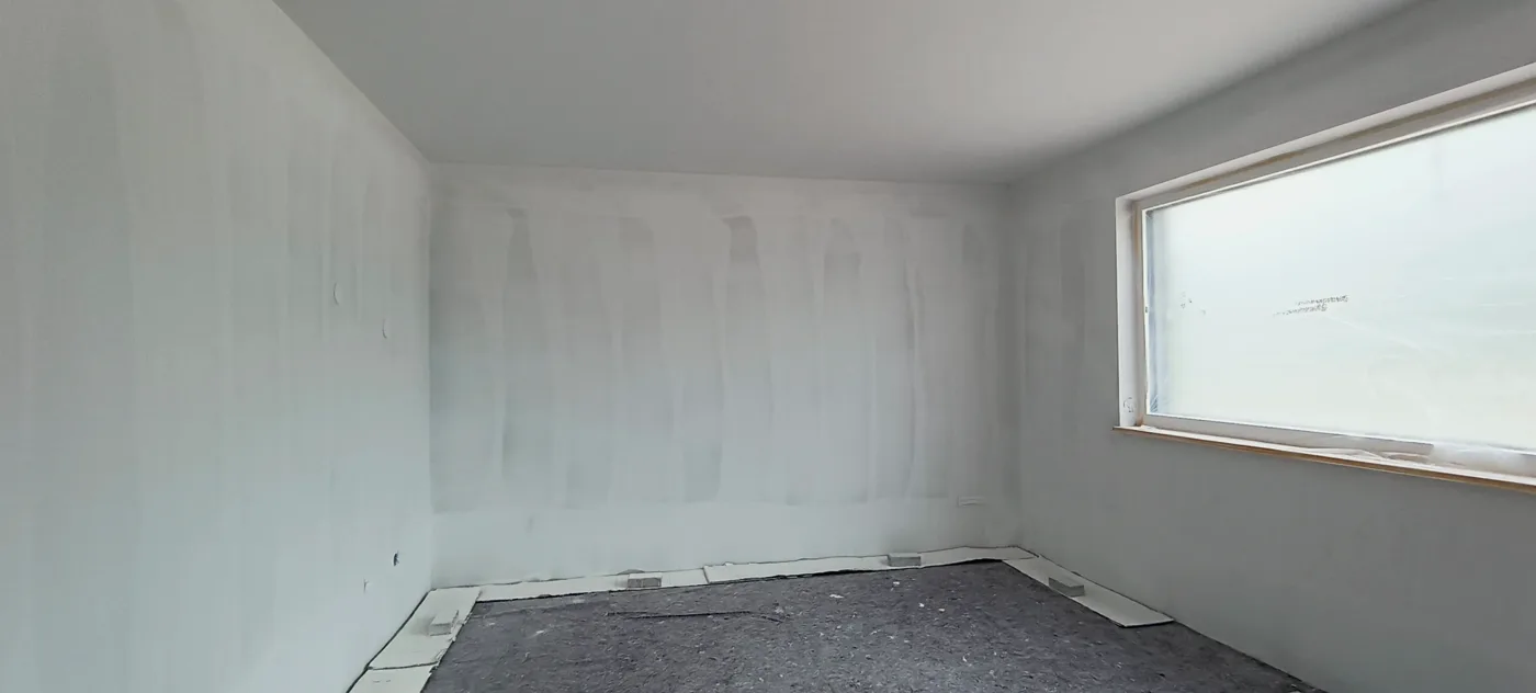 Smooth ceiling in a new build painted white (1) – A&G Premium Service, Salzburg