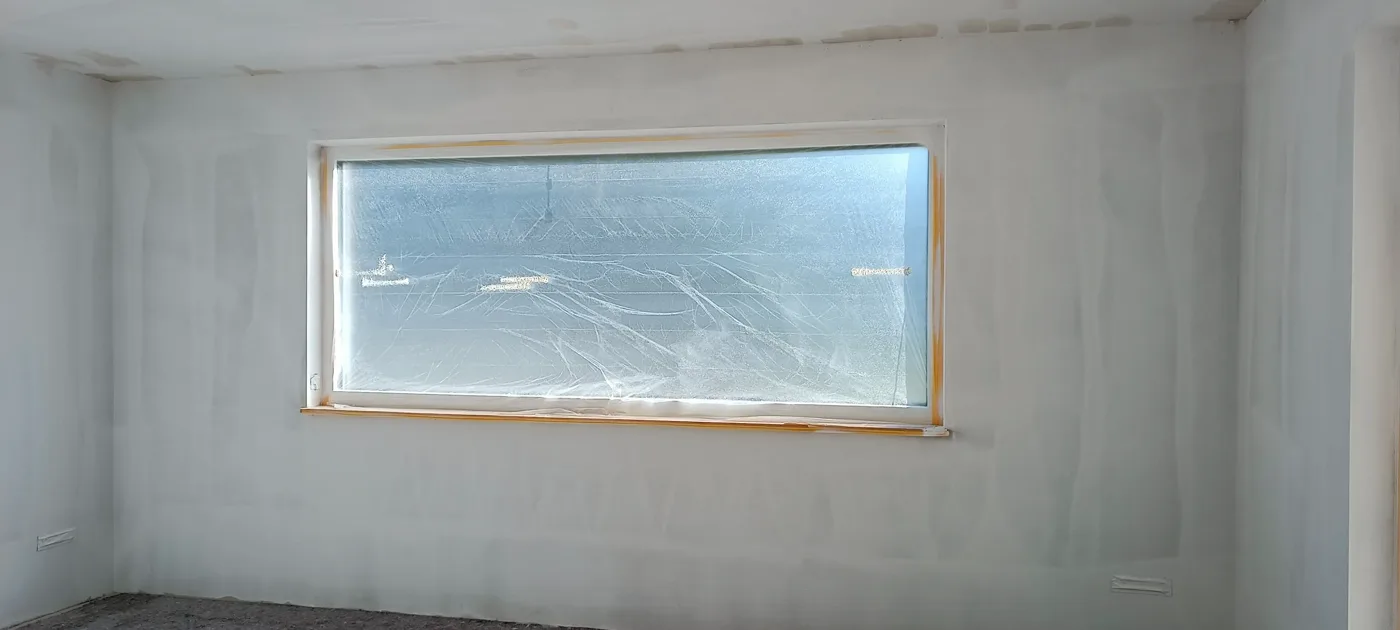Smooth ceiling in a new build painted white (16) – A&G Premium Service, Salzburg