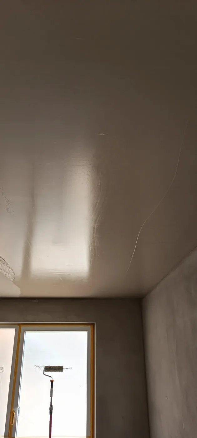 Smooth ceiling in a new build painted white (19) – A&G Premium Service, Salzburg