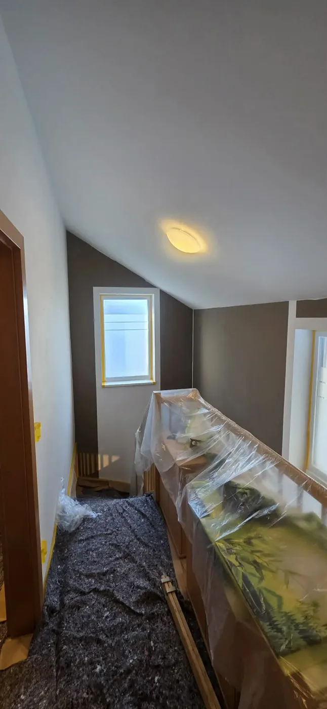 Living space painted white (4) – A&G Premium Service, Salzburg
