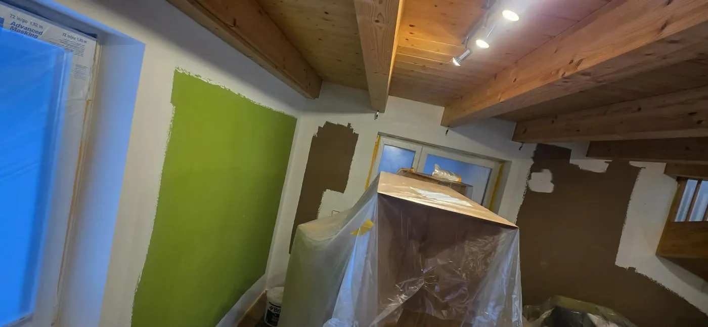 Living space painted white (9) – A&G Premium Service, Salzburg